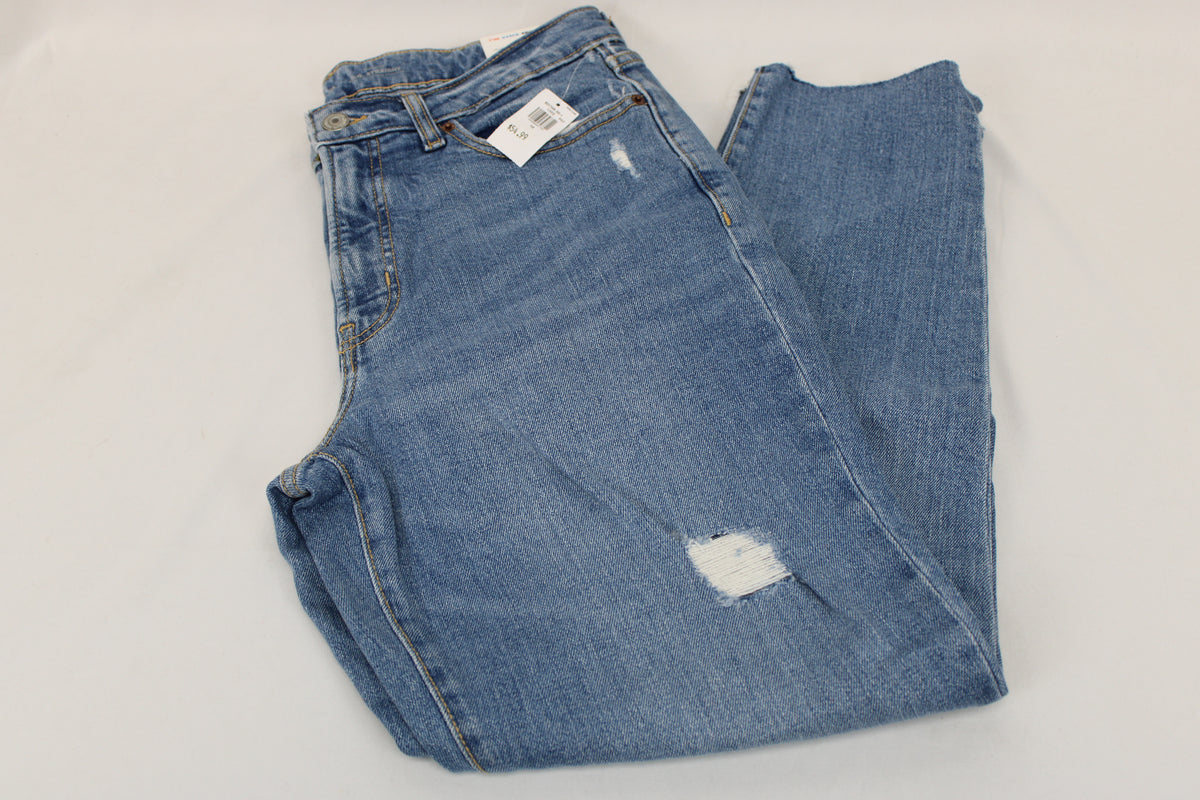NWT Old Navy O.G. Straight High Rise Secret Smooth Pocket Jeans, Size 10