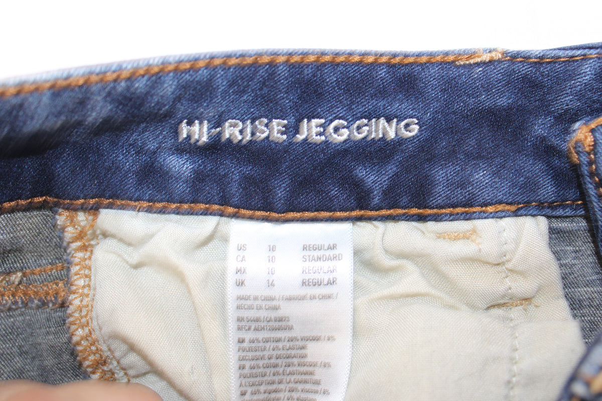 American Eagle High Rise Jegging, Size 10