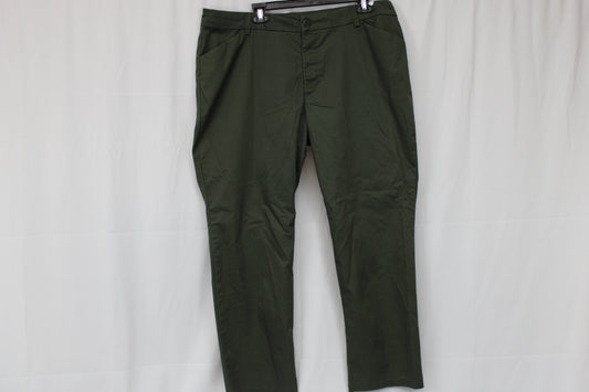 Dark Green Trousers, Size 18 Short