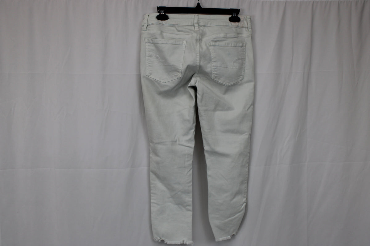 American Eagle Jegging Crop Khaki, Size 10