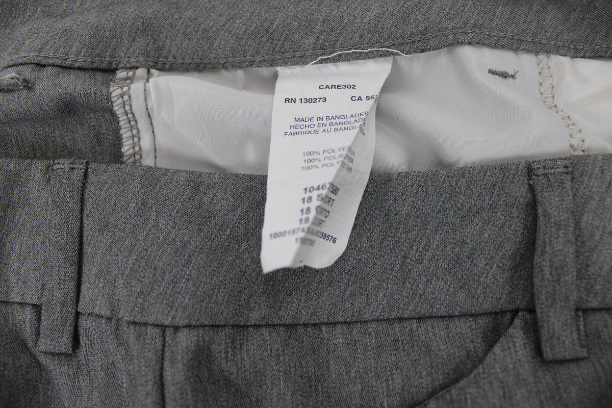 Lee Gray Dress Pants, Size 18 Short