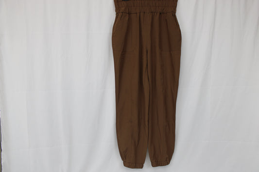 New In, Brown Dressy Joggers, Size L
