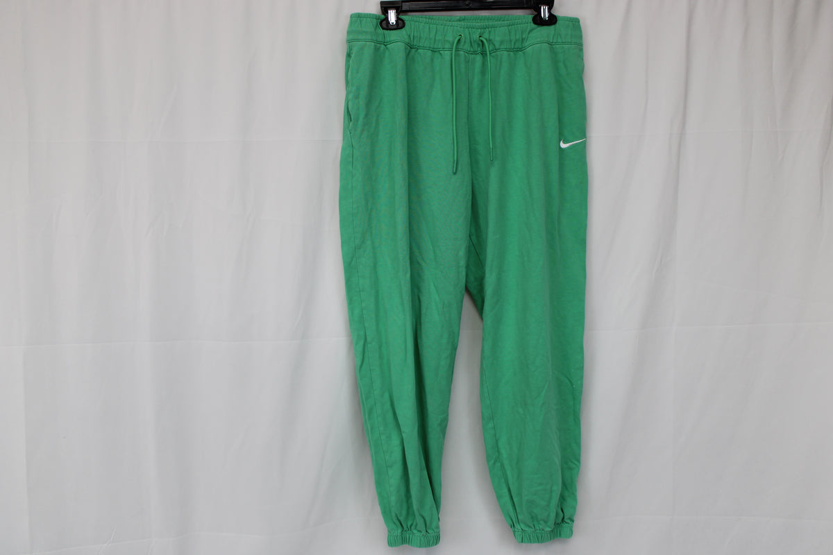Nike Green Athletic Joggers, Size L