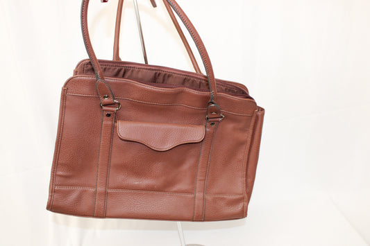 Merona Brown Faux Leather Tote