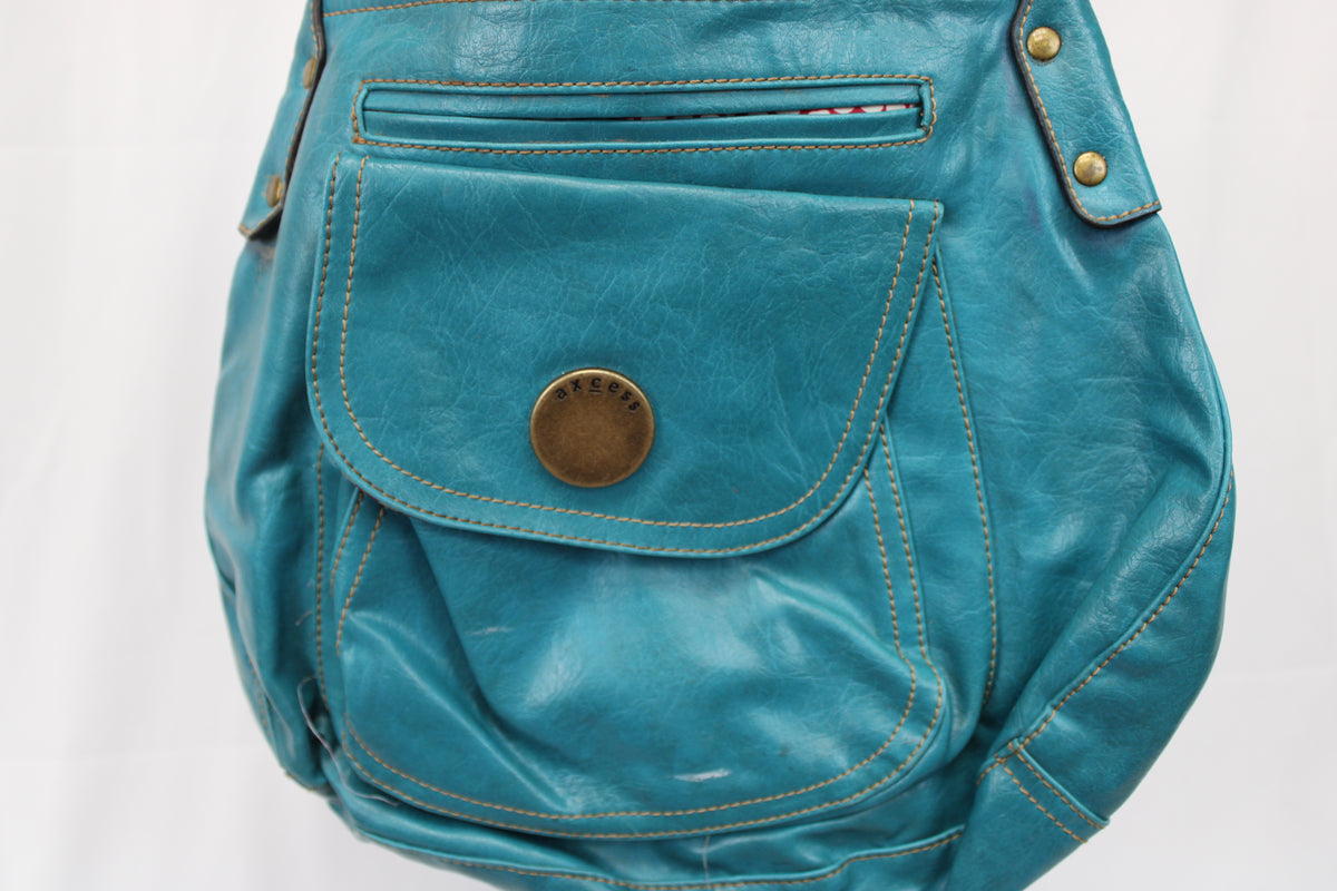 Axcess Turquoise Shoulder Handbag