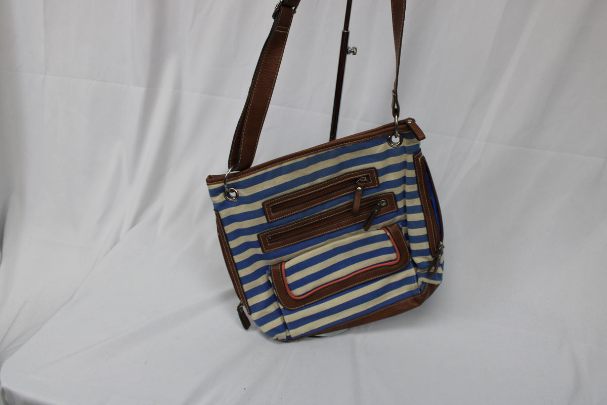 Gal Striped Shoulder/Crossbody Bag