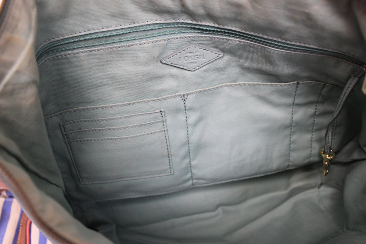 Fossil Green Shoulder Bag