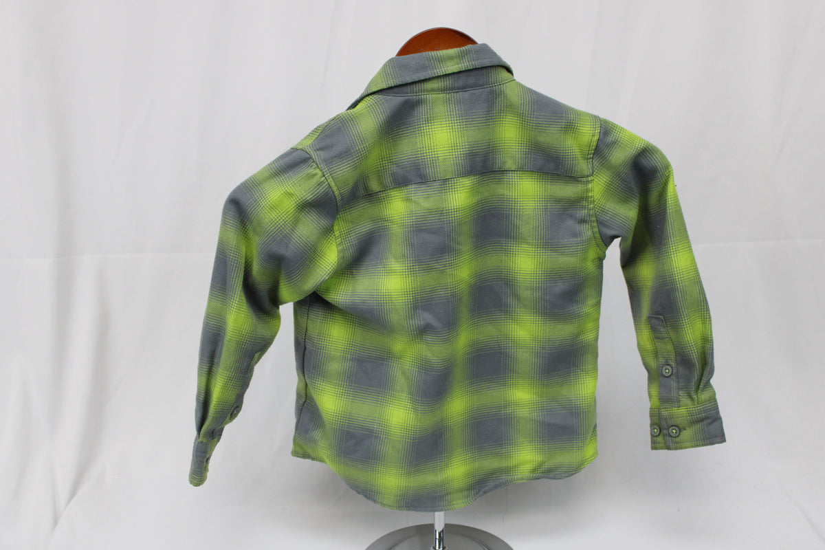 DFC Youth Division Gray & Green Flannel, YXS
