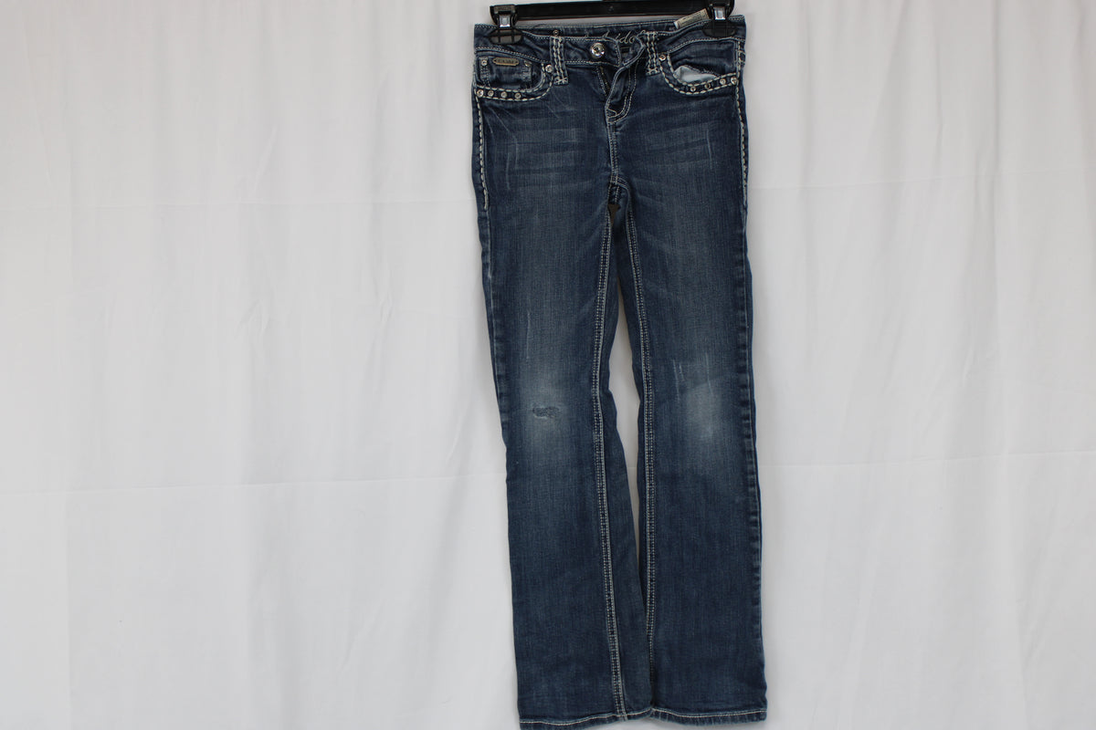 LA Idol Jeans with Pocket Embellishments, Size 12