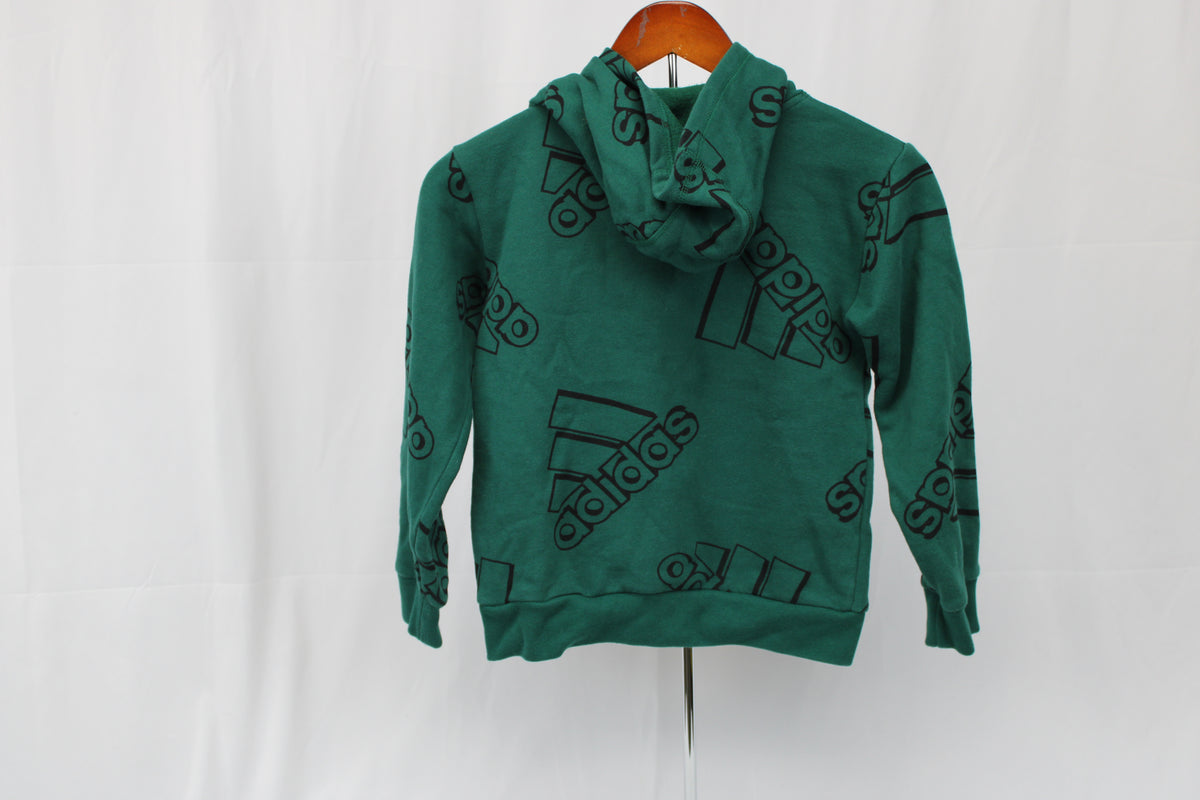 Adidas Green Hoodie with Black Logo, Size S (8)