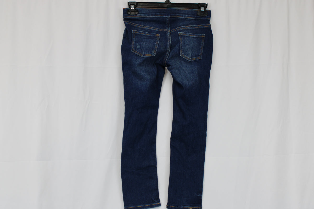 NWT Old Navy Girls Skinny Distressed Jeans, Size M (8)