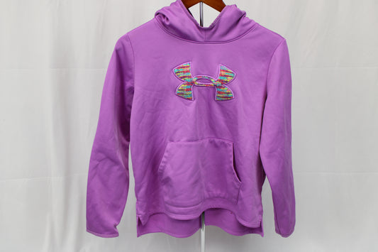 Under Armour Purple Loose Fit Hoodie, Youth XL
