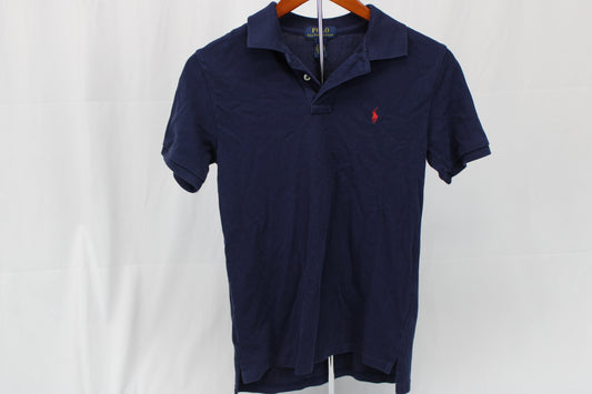 Polo Ralph Lauren Classic Blue Polo, Size M (10-12)