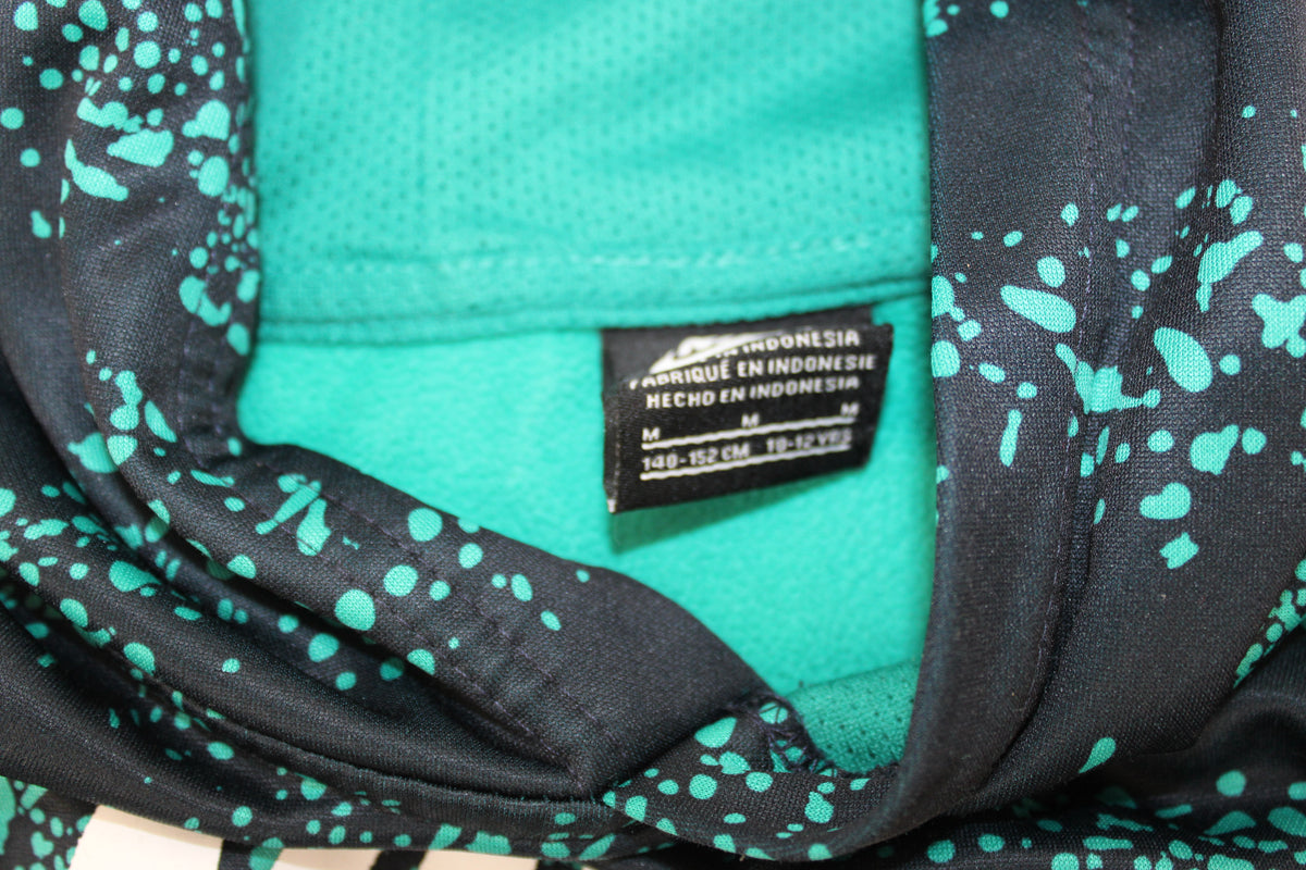 Nike Skateboard Hoodie Navy and Teal Size M (10-12 Years)