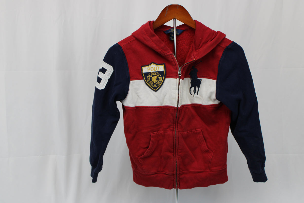 Polo Ralph Lauren Zip Up Hoodie, Size M (10-12)