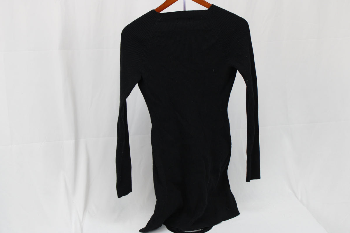 Universal Thread Sweater Dress with Gold Buttons, Size Small