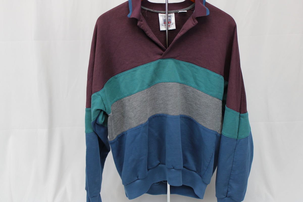 Claybrooke Sport Colorblock Sweatshirt, Size Large