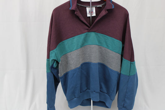 Claybrooke Sport Colorblock Sweatshirt, Size Large