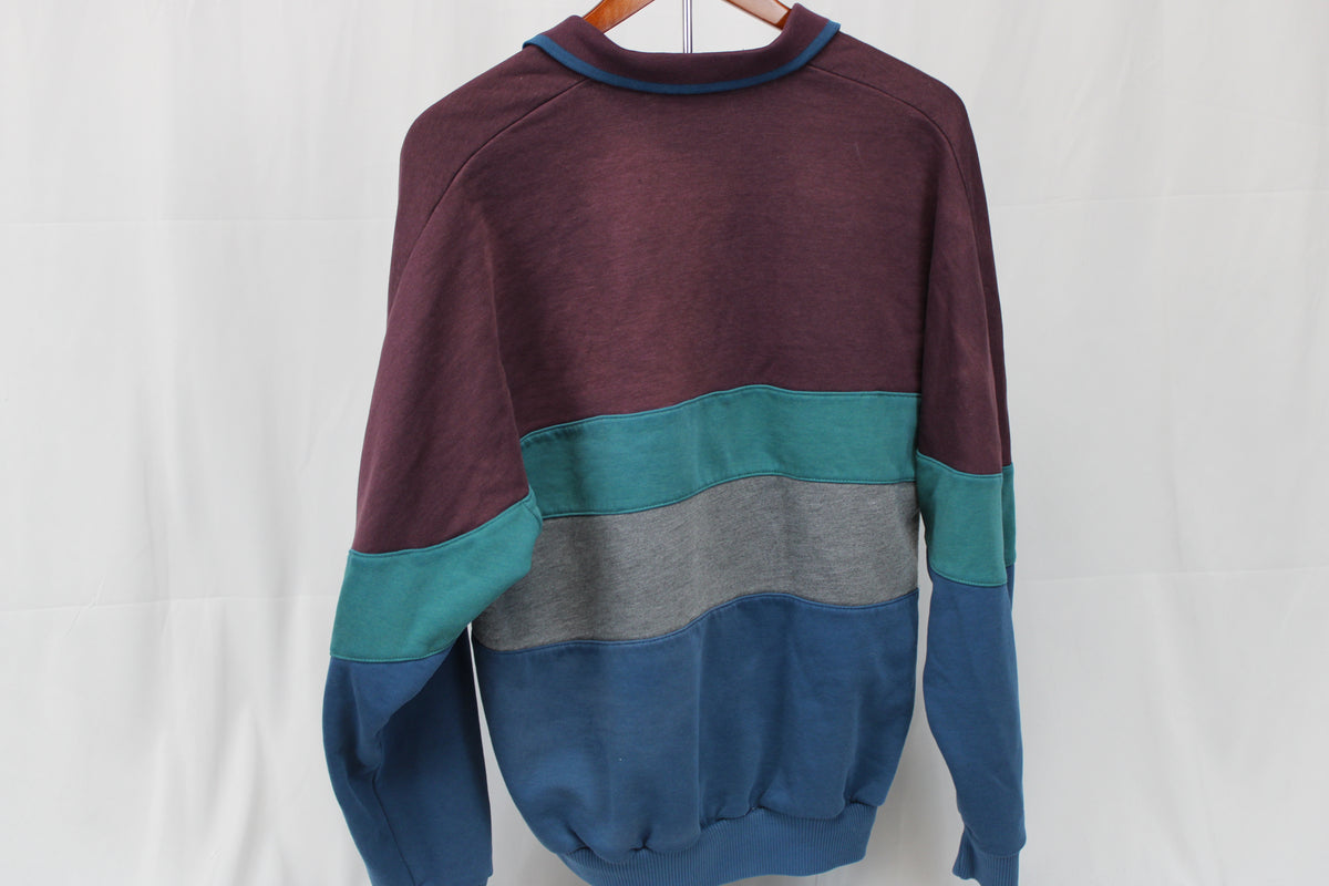 Claybrooke Sport Colorblock Sweatshirt, Size Large