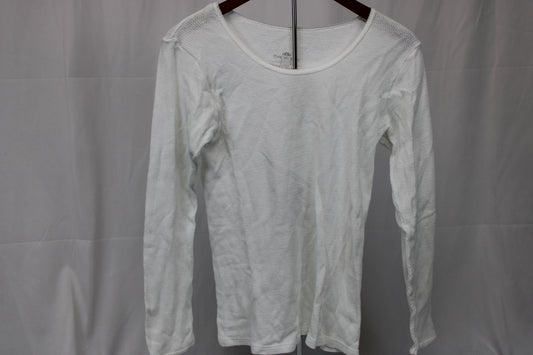 Indera White Shirt Long Sleeve, Size L