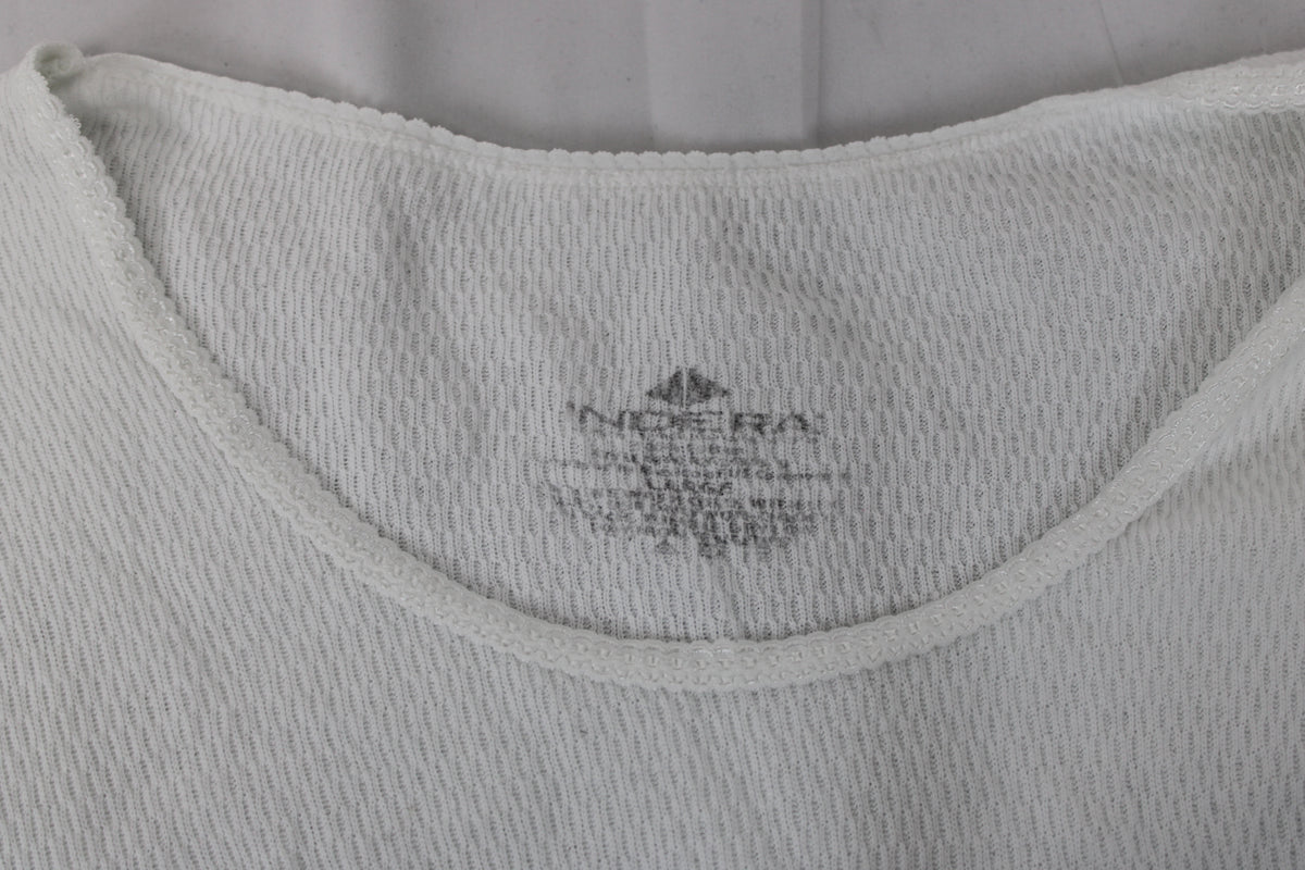 Indera White Shirt Long Sleeve, Size L