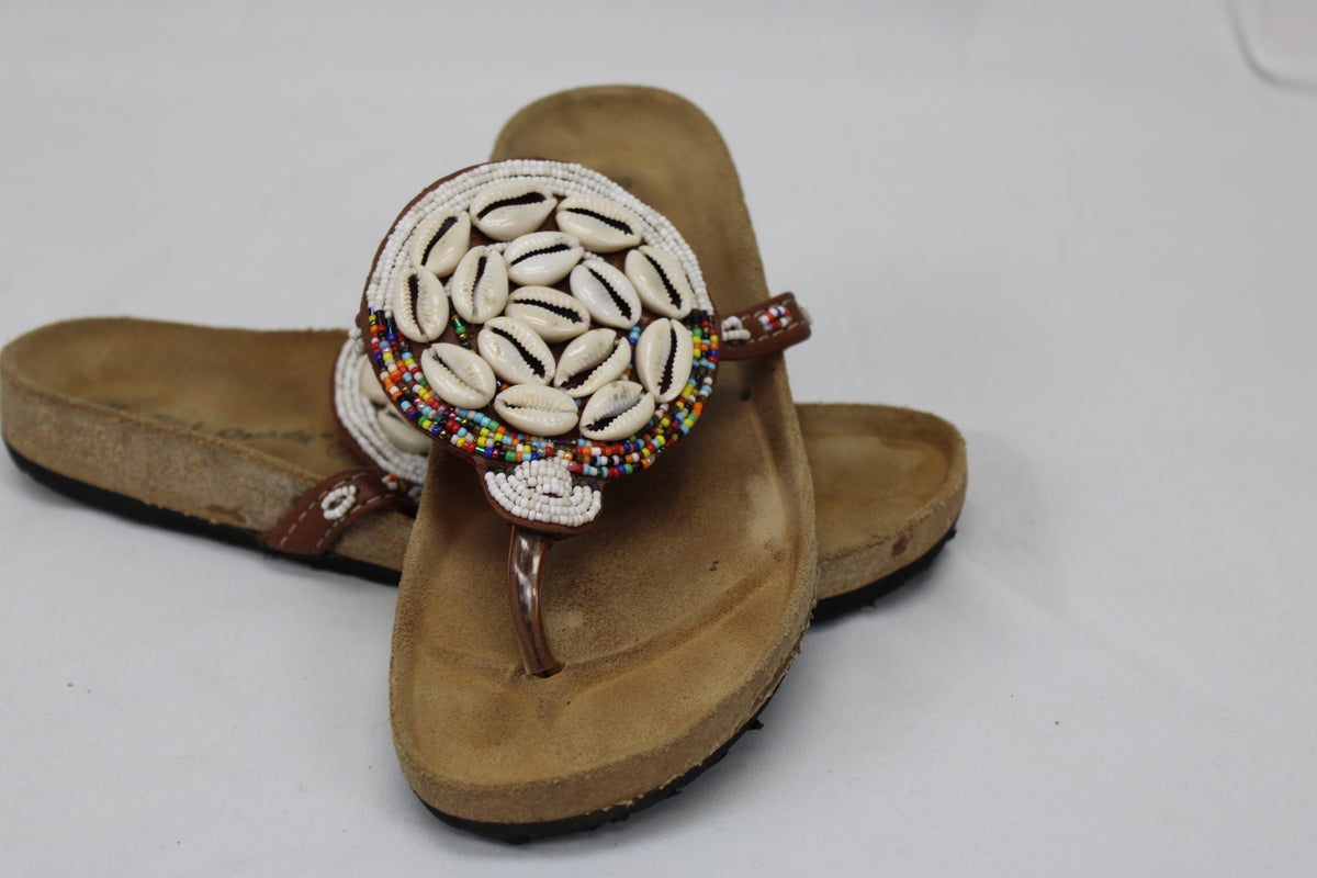 Sol Omass cork midsole sandal with beaded strap, Women's 42 (9)