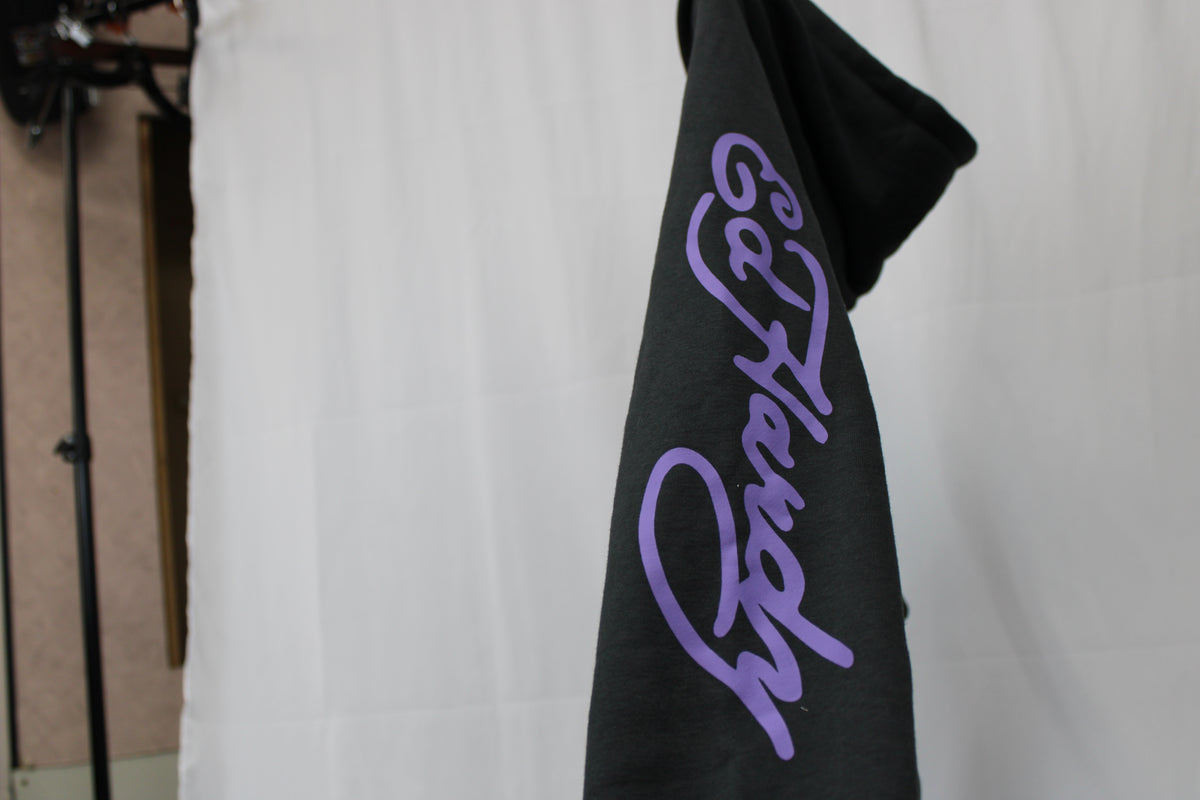 Ed Hardy Zip Up Cropped Hoodie, Size XL