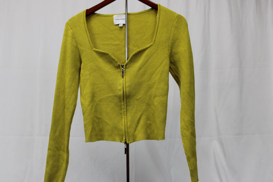 Pink Rose cropped sweater, Size M