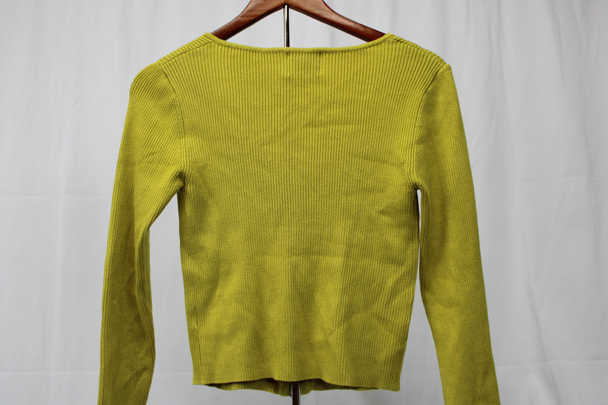 Pink Rose cropped sweater, Size M