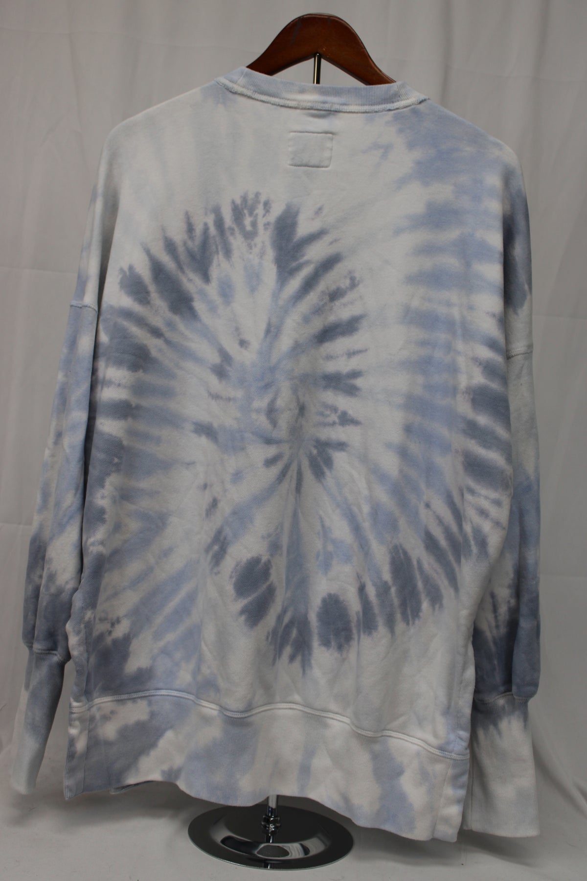 Abercrombie & Fitch Tie Dye Blue Sweatshirt, Size Medium