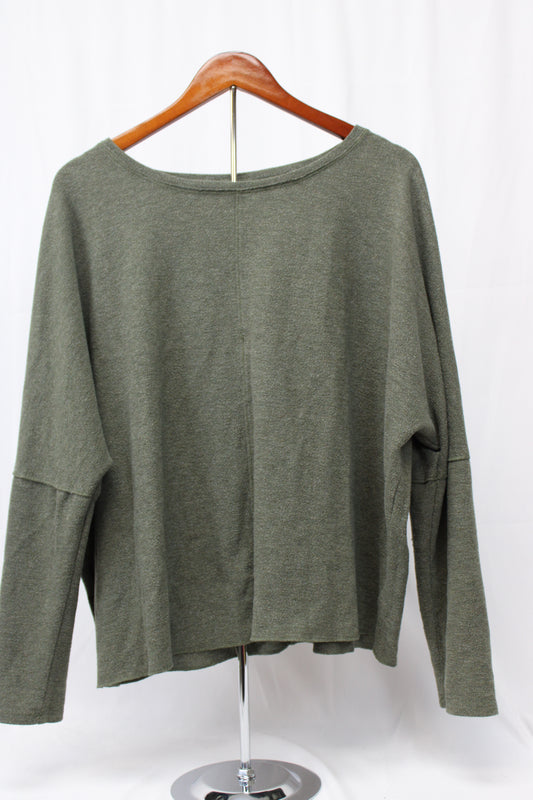 H by Bordeaux Fleece Sweater, Size L/XL
