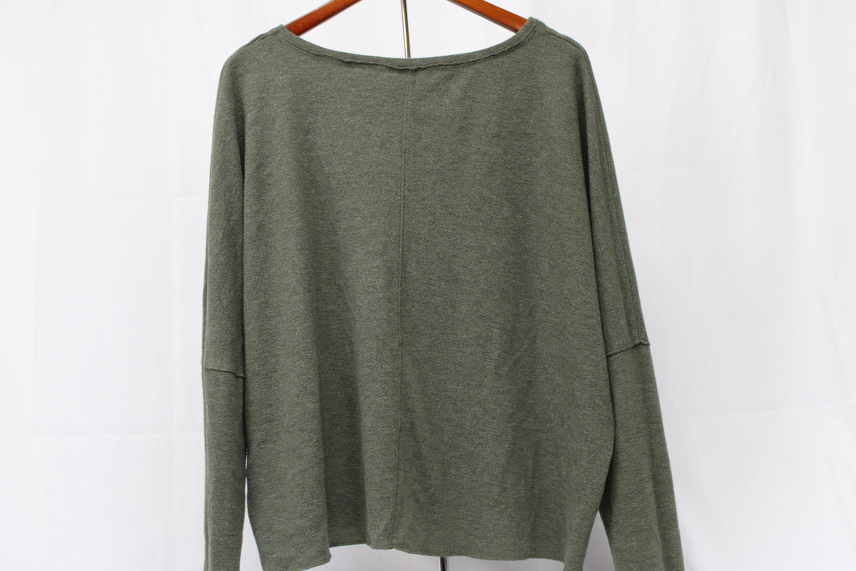H by Bordeaux Fleece Sweater, Size L/XL