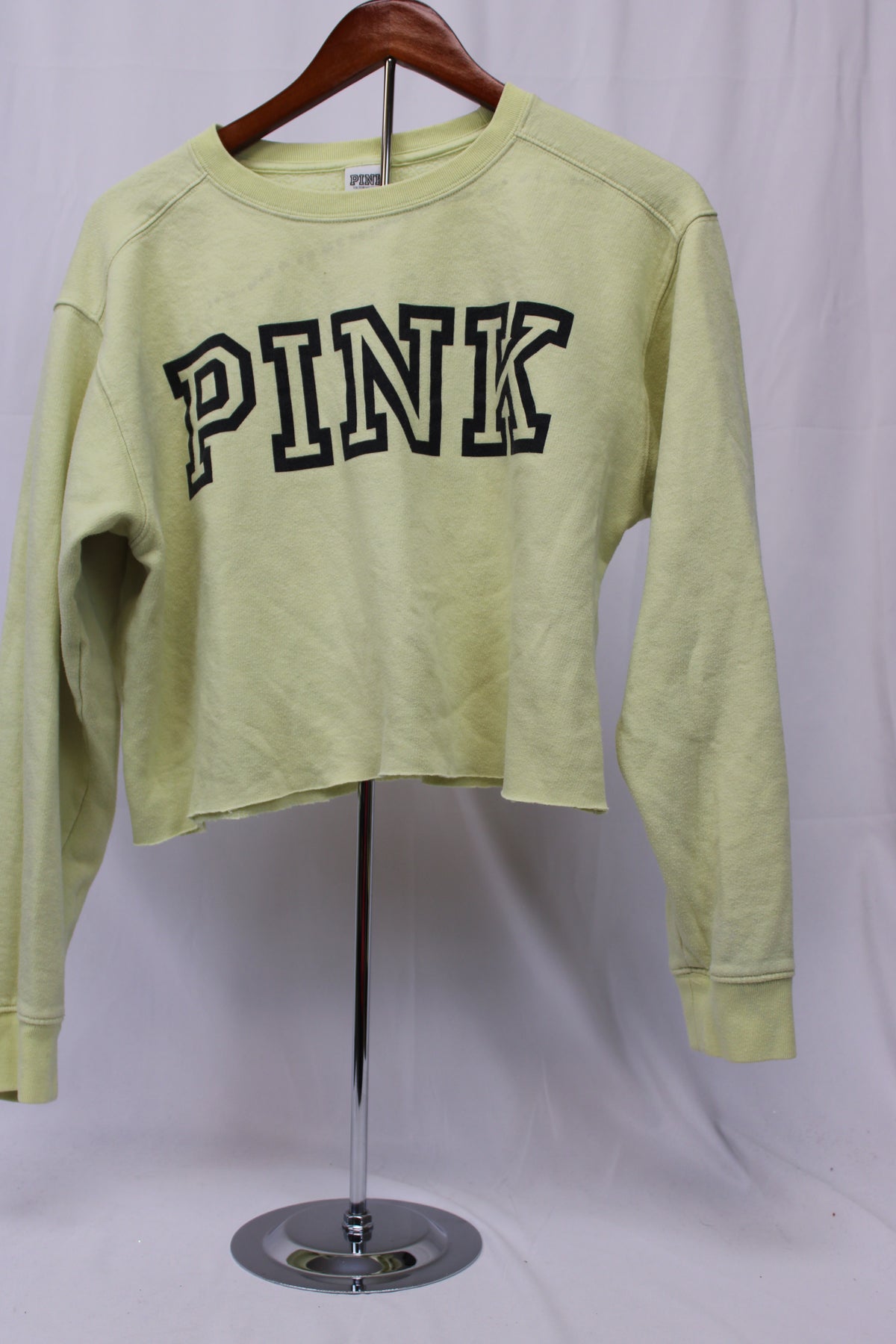 Pink Crop Top Sweatshirt, Size M