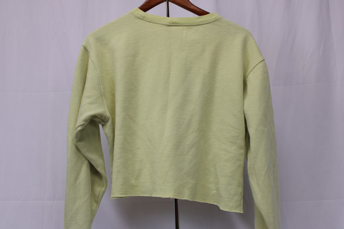 Pink Crop Top Sweatshirt, Size M