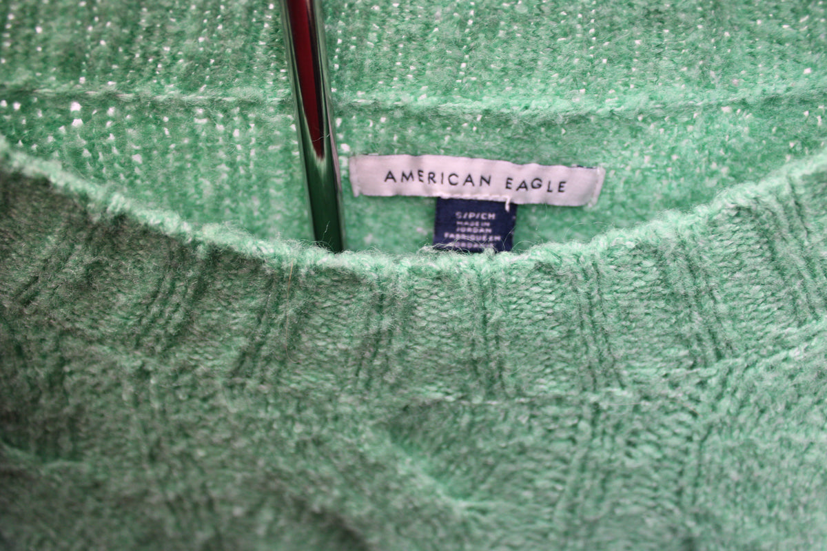 American Eagle Green Sweater, Size Small