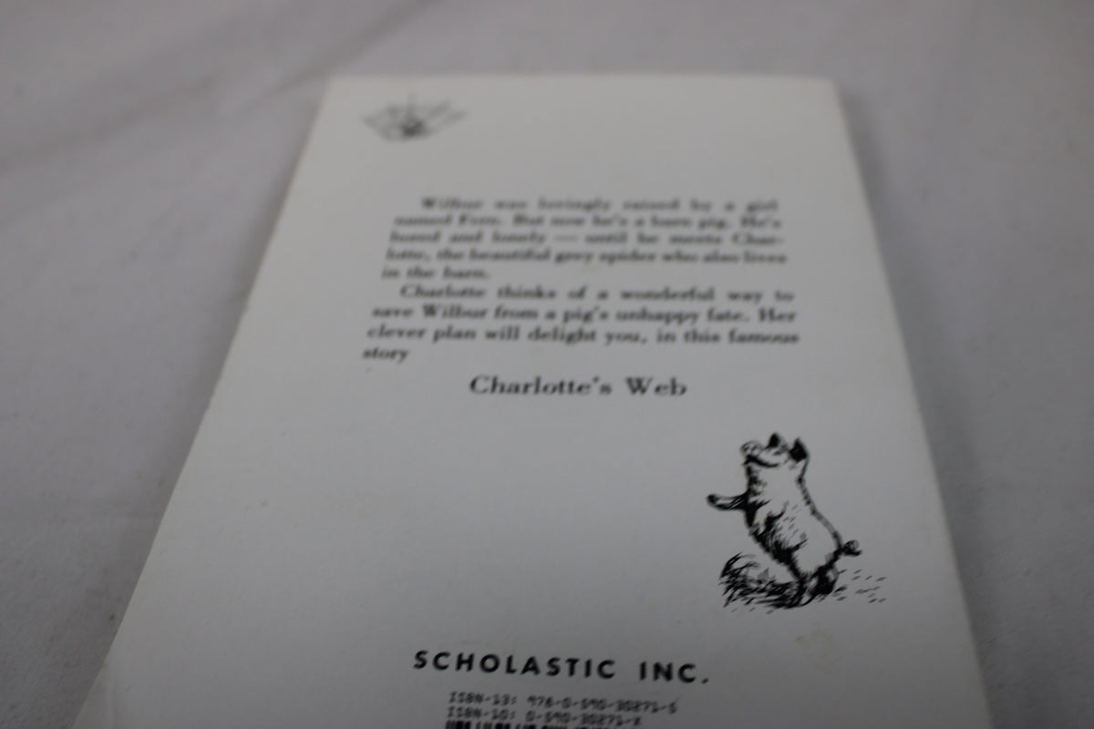 Charlotte's Web paper back edition, E.B White