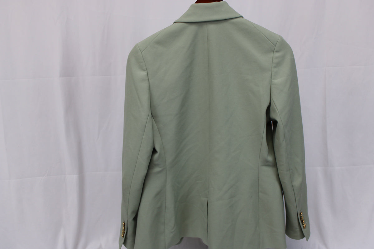 Express three button lined blazer, sage green, Women's S
