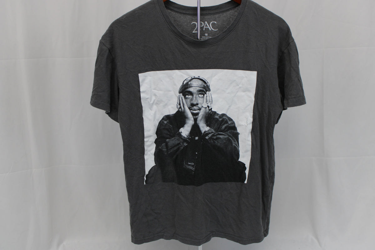 Tupac Shakur cotton short sleeve commemorative t-shirt, Men's M