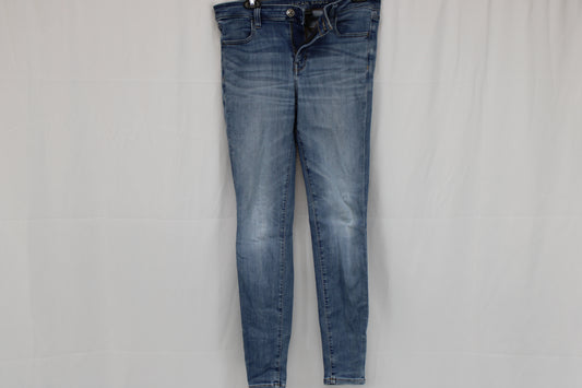 American Eagle skinny leg stretch waist jeans, medium wash, Women's 10