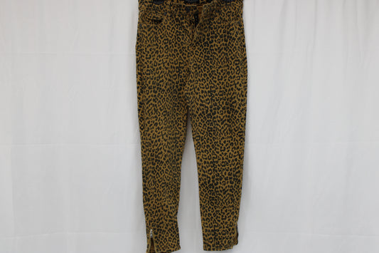 Lucky Brand skinny leg cheetah print jeans, Women's 12