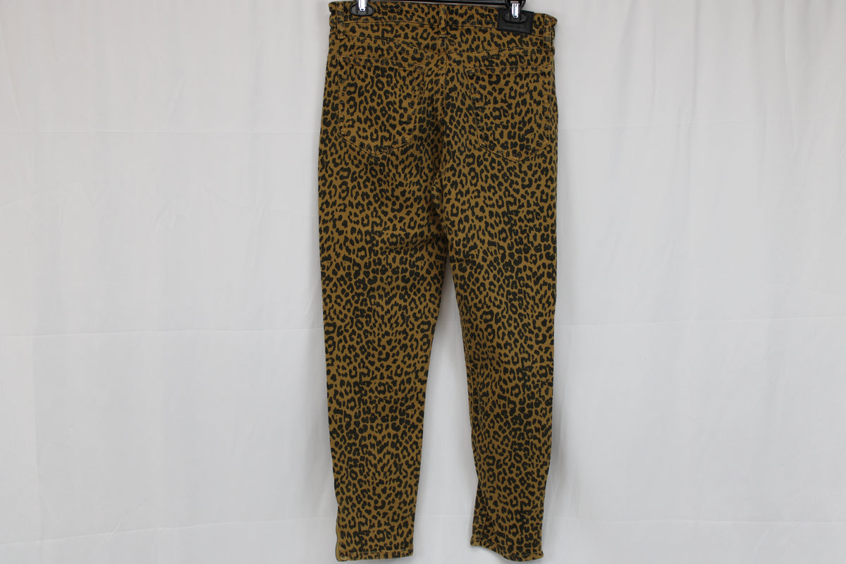 Lucky Brand skinny leg cheetah print jeans, Women's 12