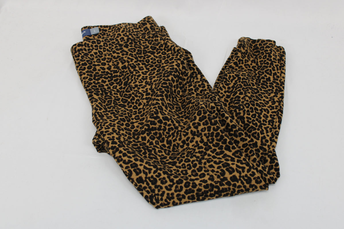 Old Navy Stevie spandex above the ankle leggings, cheetah print, Women's L
