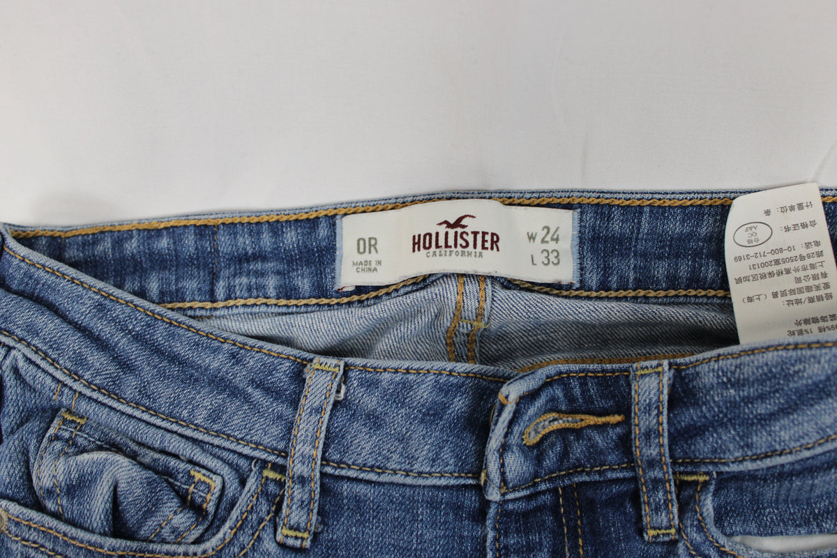 Hollister medium wash boot cut jeans, Women's 0