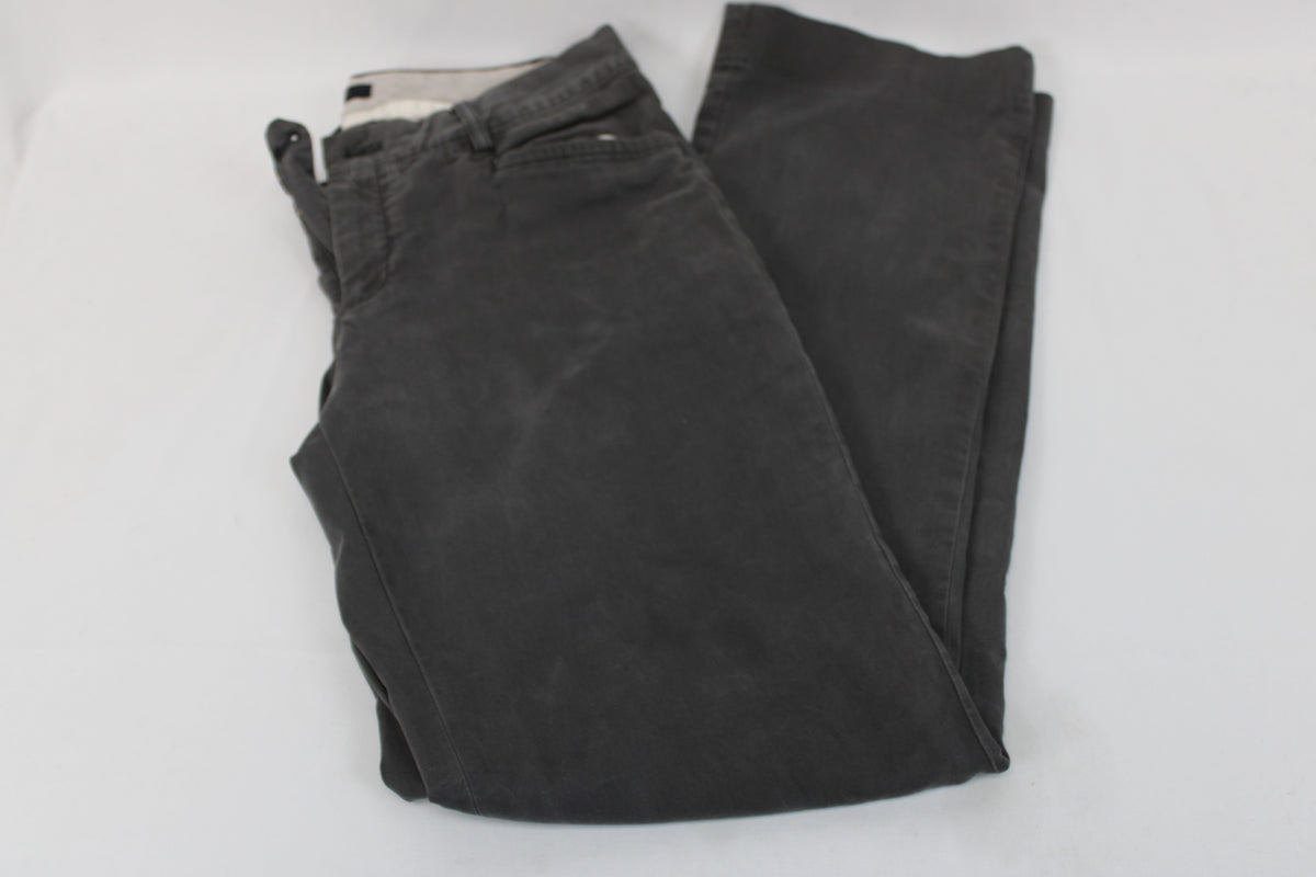 Banana Republic Logan flat front chino pant, grey, Women's 6