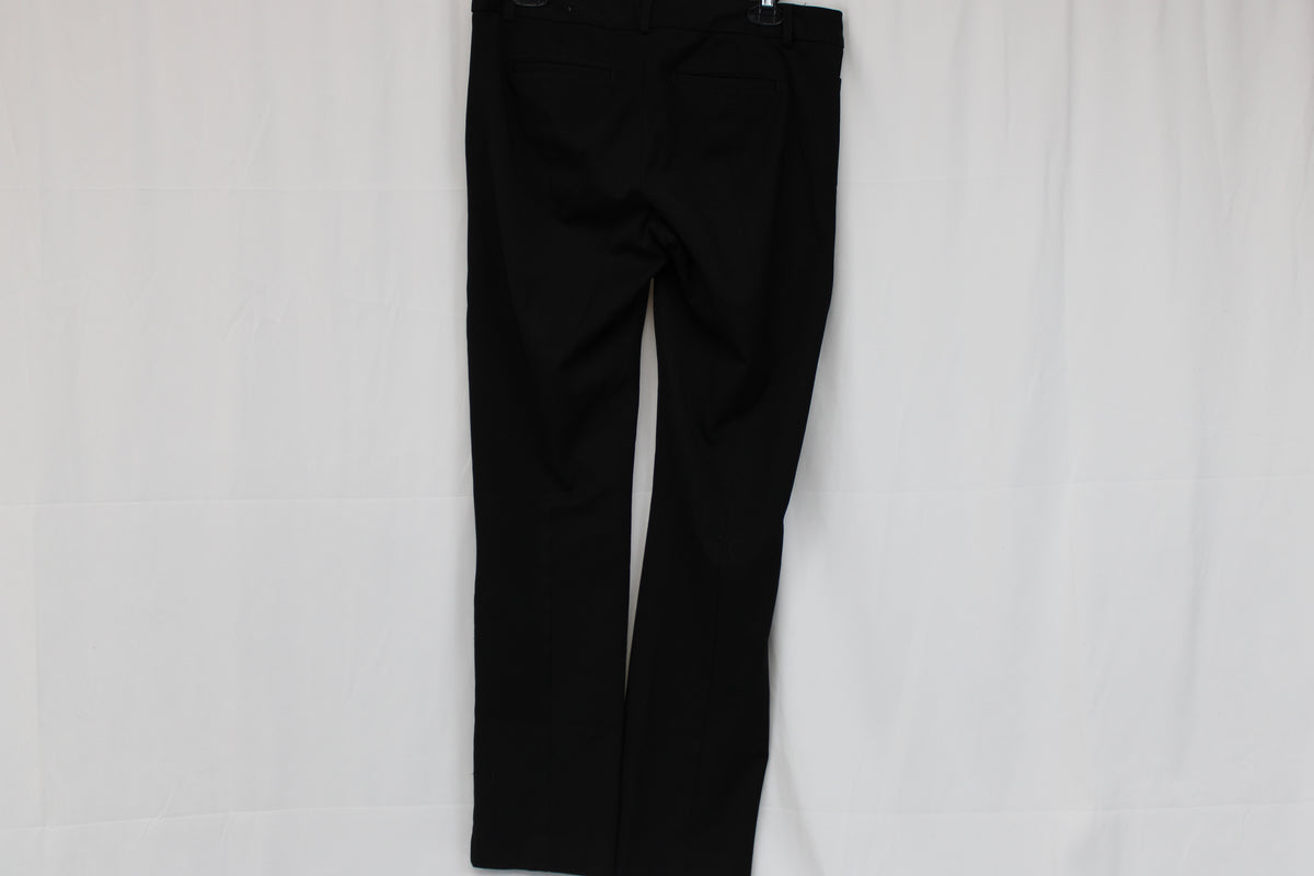 Express polyester straight leg trouser pant, Women's 6