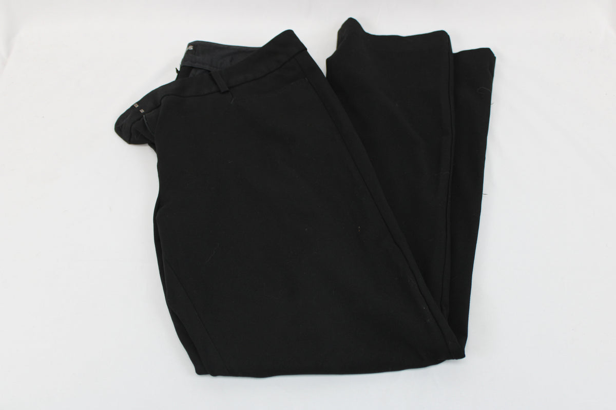 Express polyester straight leg trouser pant, Women's 6
