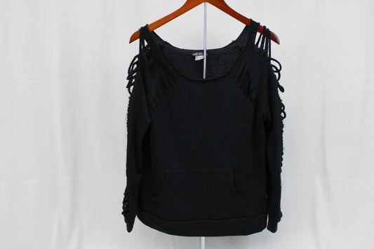 Venus off the shoulder long sleeve lightweight sweater, Women's L
