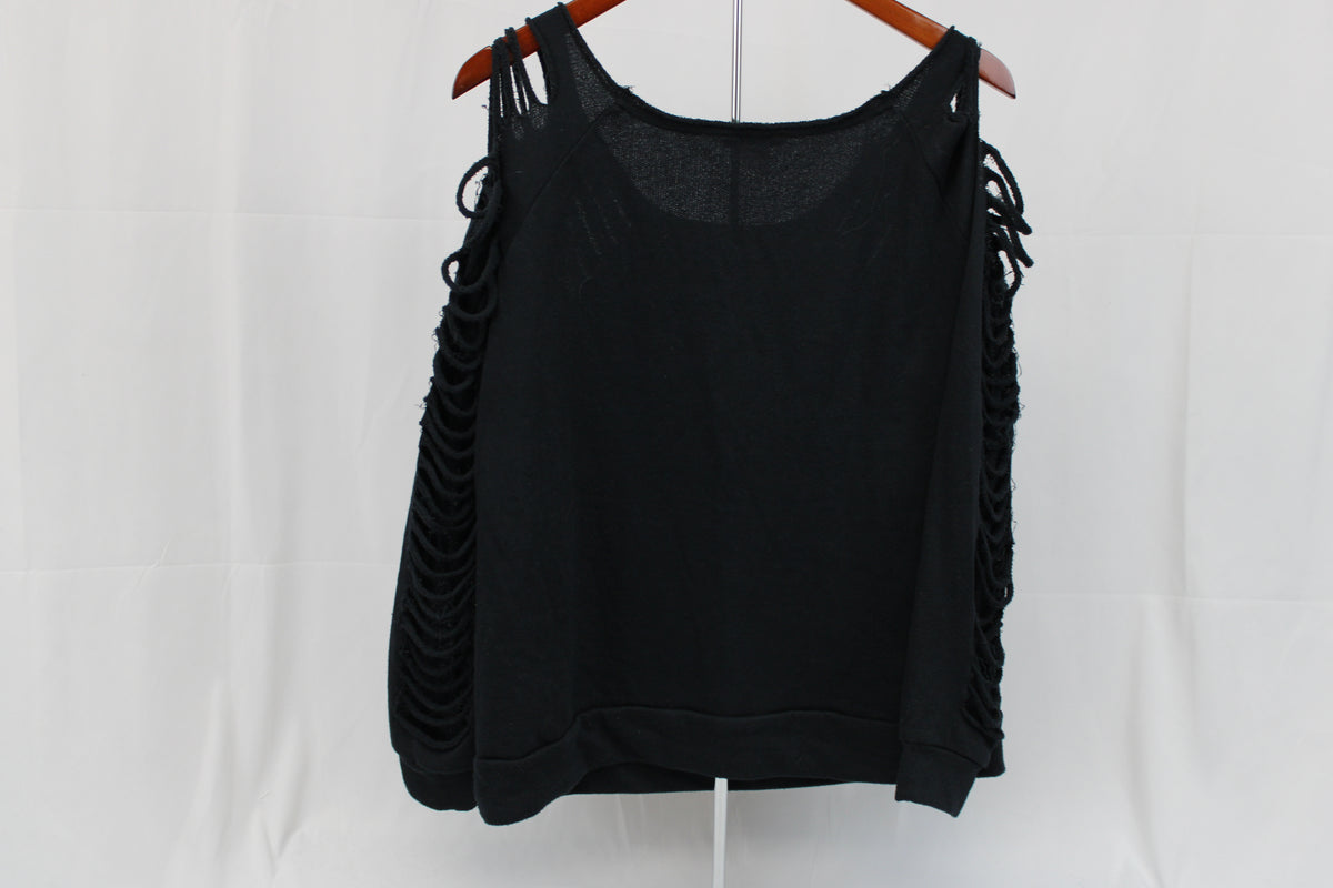 Venus off the shoulder long sleeve lightweight sweater, Women's L