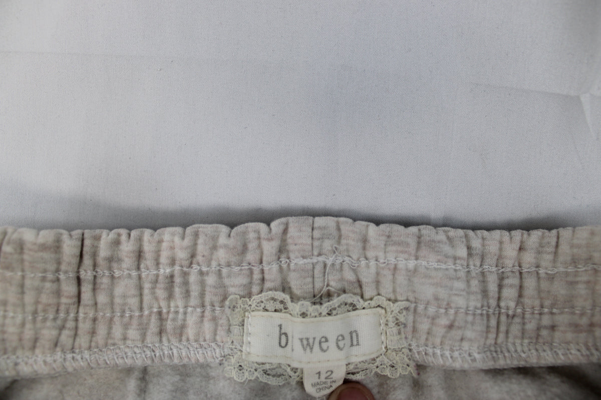 BTween Tan/Cream Joggers, Size 12