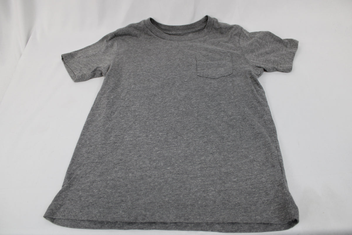 Crewcuts One Pocket Gray Tshirt, Size 8